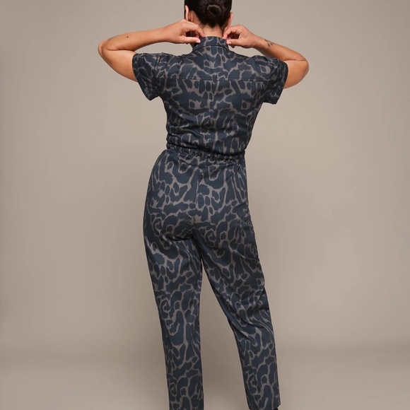 Mixed by Nasrin, Leopard Jumpsuit, Large, Regular Fit, NWT - Picture 3 of 12